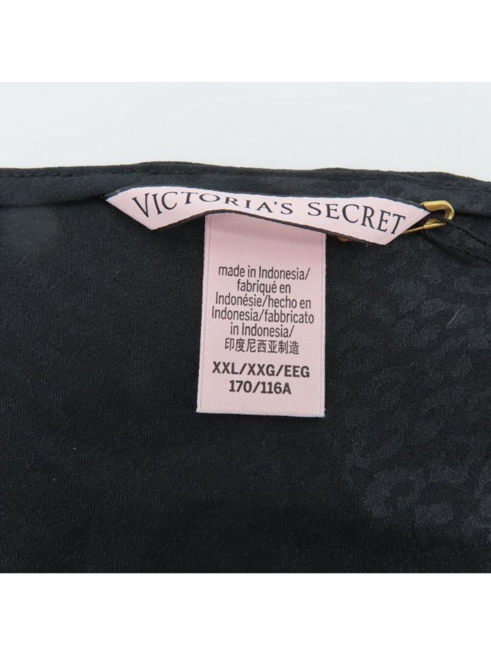 NEW Victorias Secret Women XXL Black Leopard Cheetah Animal Print Cami Tank Top - Picture 8 of 11